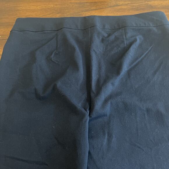 Chicos Travelers Pull On Navy Blue Wmns Pants Sz 1R/US8 Officecore Teacher Comfy - Picture 8 of 11